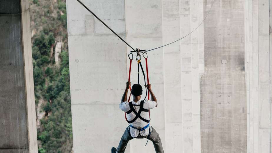 Zipline at Bloukrans Bungy Face Adrenalin